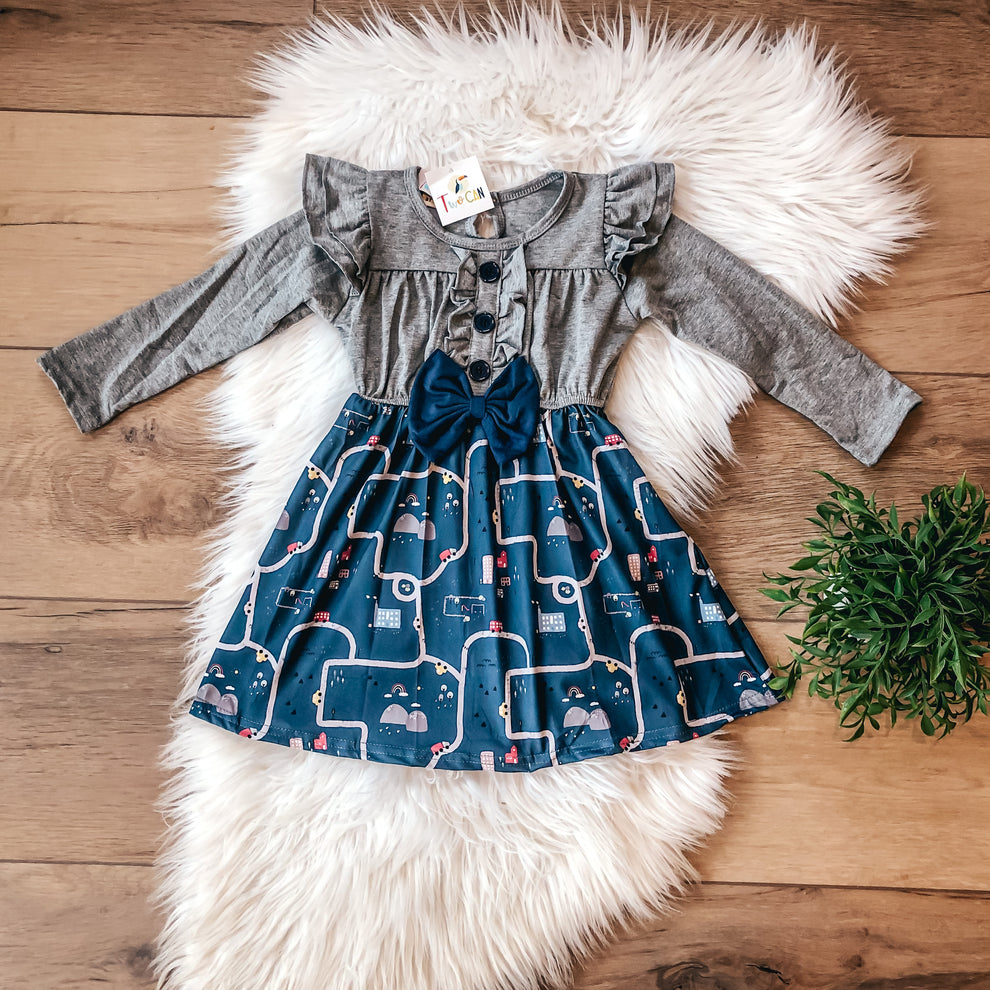 Traffic Town Dress