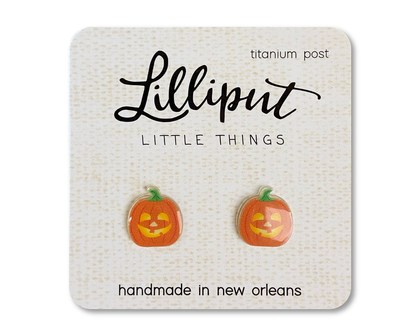 Pumpkin Earrings