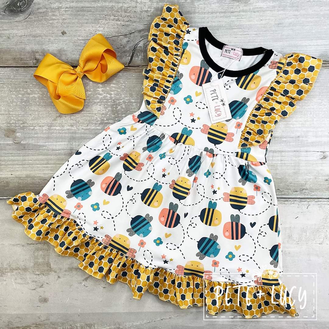 Bumble Bee Short sleeve Dress