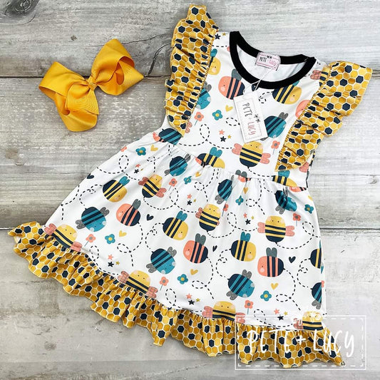 Bumble Bee Short sleeve Dress