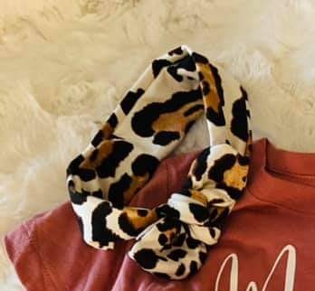 Ivory Knot Bow Headband