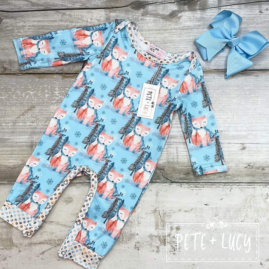 Winter Fox Romper
