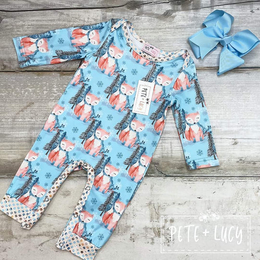 Winter Fox Romper