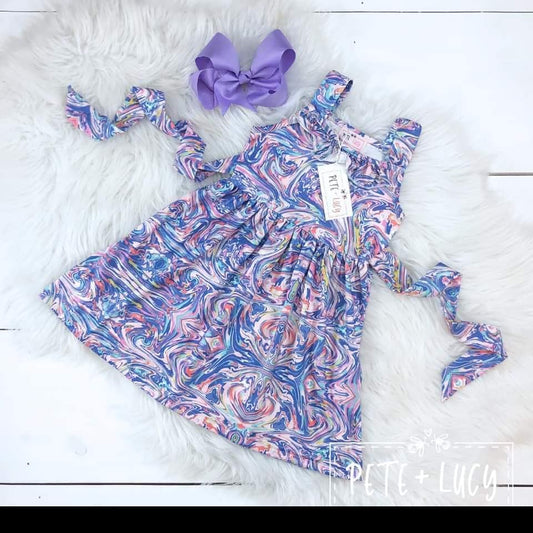 Multi Swirl Dress