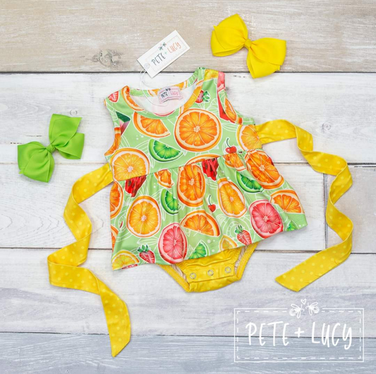 Tropical Fruit Romper