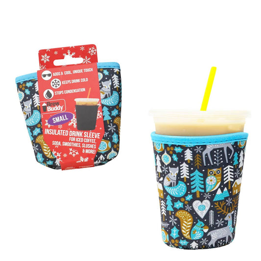 Holiday Brew Buddy Insulated Iced Coffee, Hot Coffee or Soda