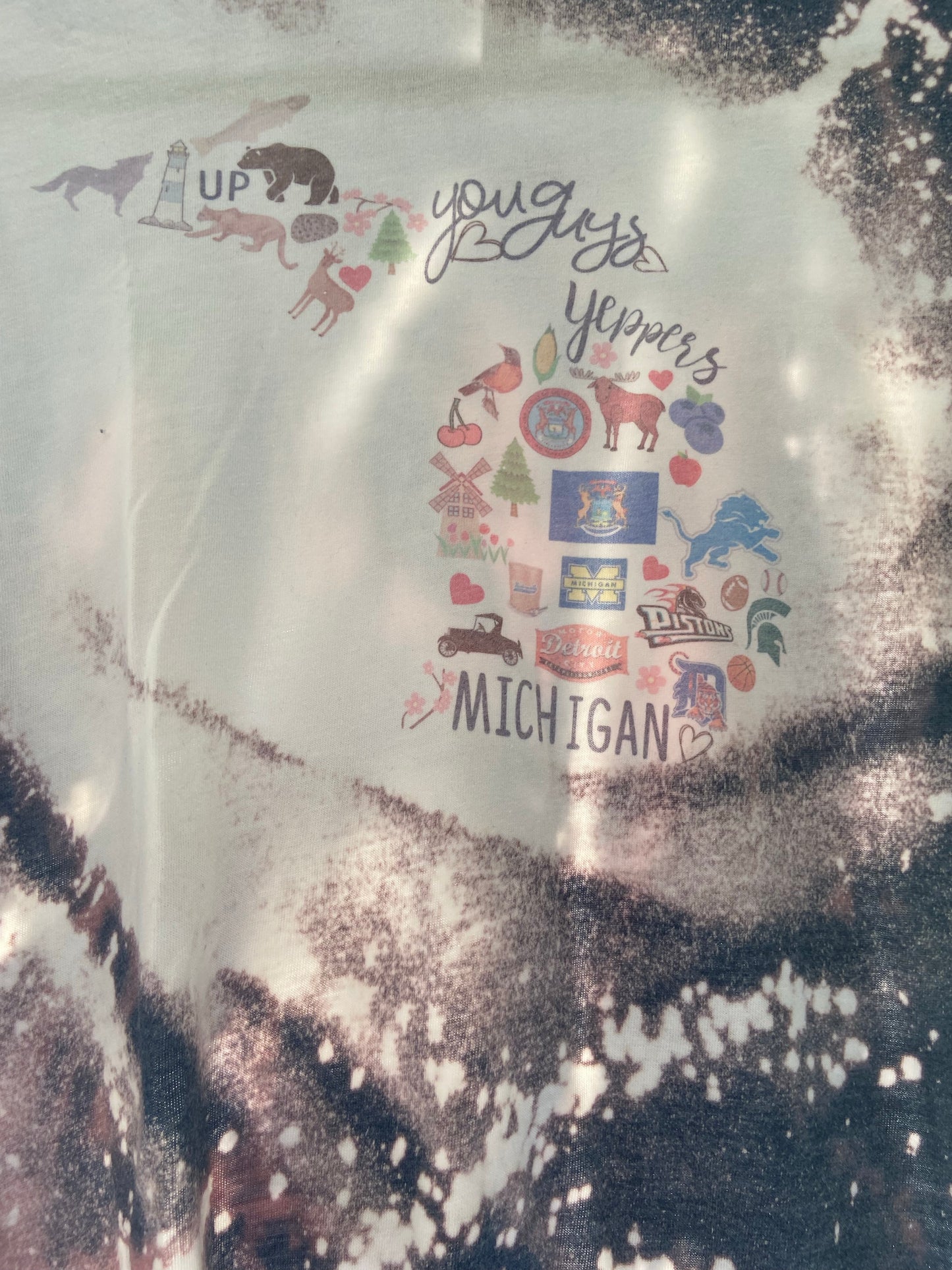 Michigan Bleached Tee