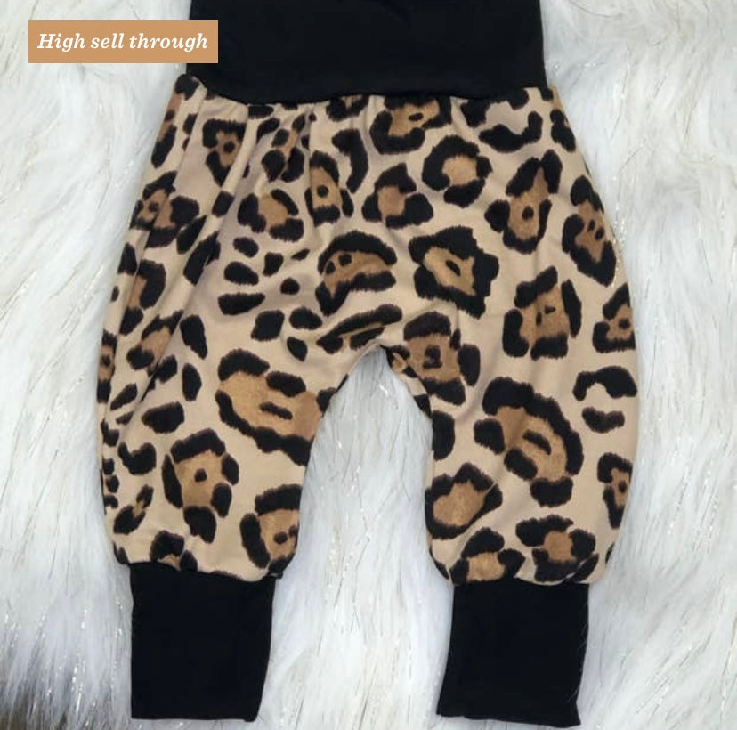 Mocha Cheetah Joggers