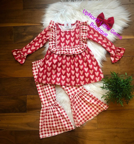 Hearts Pant Set