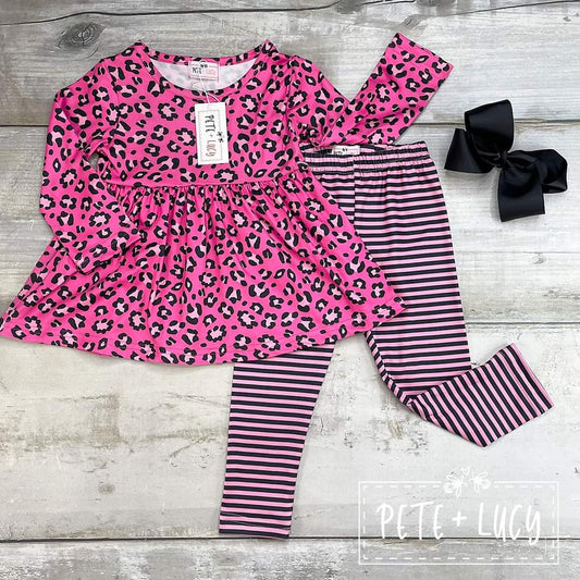 Neon Cheetah Pant Set