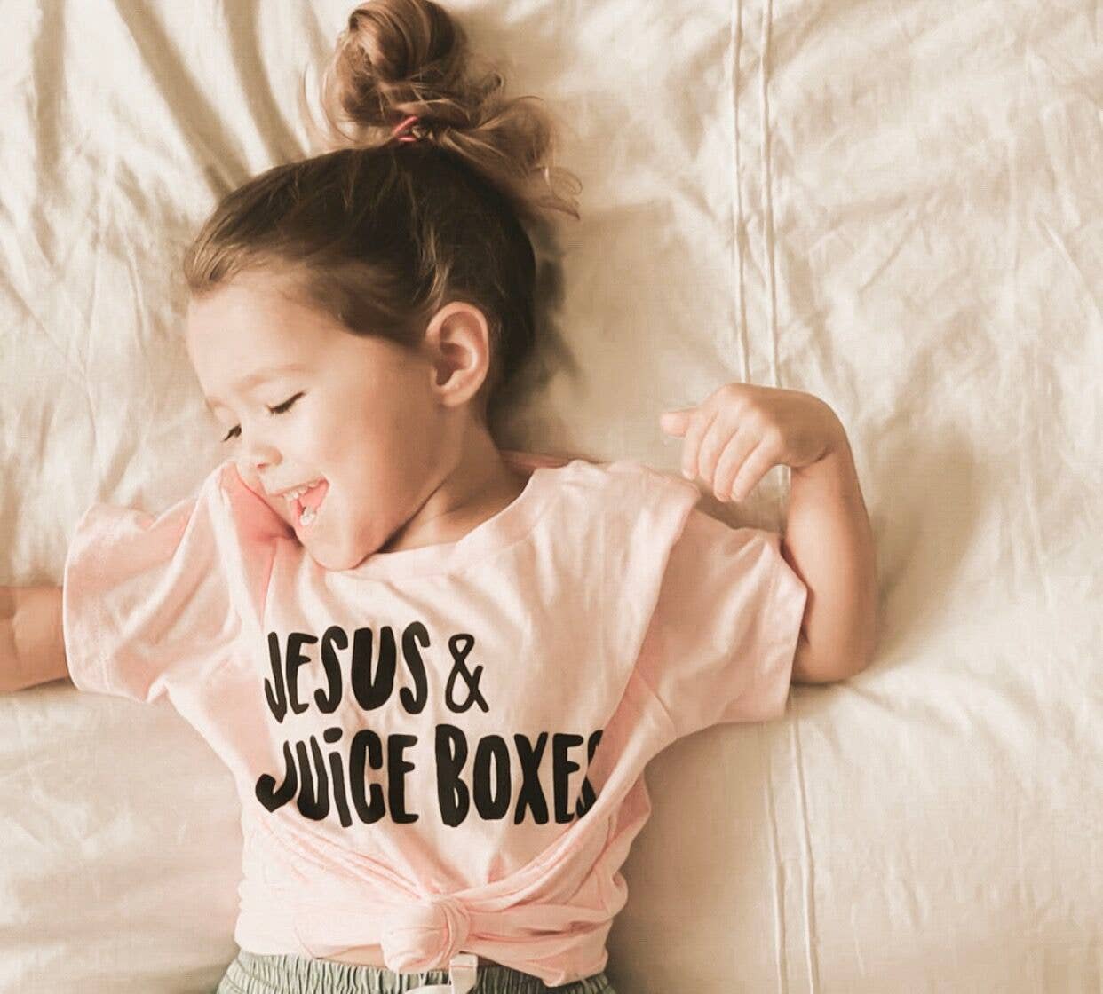 Jesus & Juice Box Kid t-shirts
