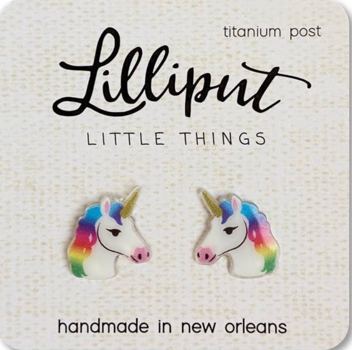 Rainbow Unicorns Earrings